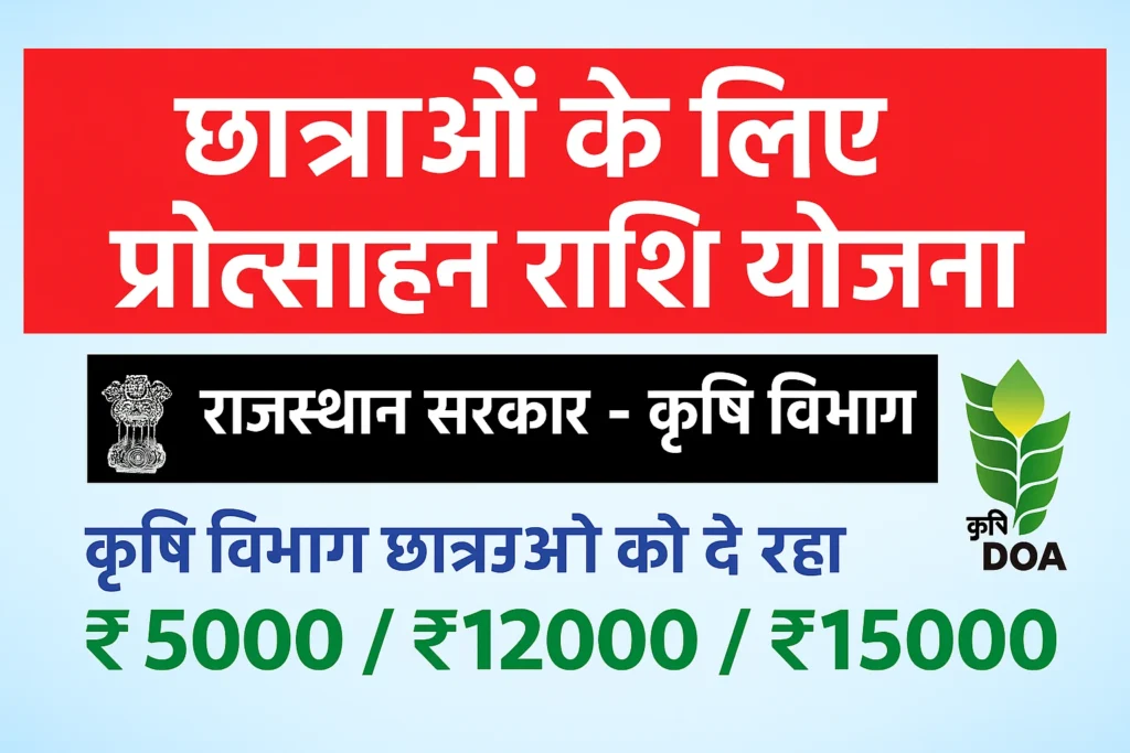 Rajasthan Agriculture Scholarship 2025: पात्रता, आवेदन और ₹40,000 तक का लाभ