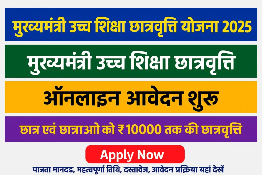 CM Scholarship 2025: सरकार द्वारा मिलेगी 10,000 तक स्कालरशिप, जाने कैसे करें आवेदन