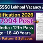 UPSSSC Lekhpal Vacancy 2025: Notification Out for 7994 Posts, Apply Online