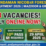 Forest Department Vacancy 2026 | A&N Van Vibhag Group C Recruitment 2026