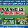 Forest Department Vacancy 2026 | A&N Van Vibhag Group C Recruitment 2026