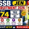 Rajasthan RSSB JEN Recruitment 2026 Posts 874, Eligibility, Fees, Last Date Notification Out